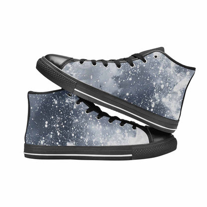WOMEN'S Galaxy Art - High Top Canvas Aesthetic Shoes