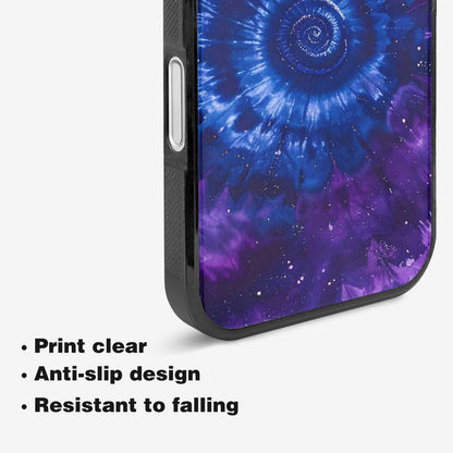 iPhone 16 Case — Cosmic Tie Dye, Custom Print Case Cover