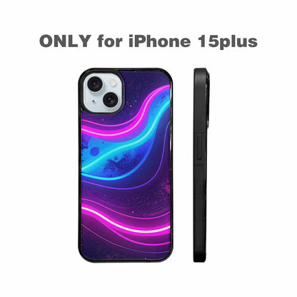 iPhone 15 Plus Case — 80s Neon Cartoon Custom, Customized Protective Case