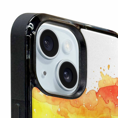 iPhone 15 Plus Case — Watercolor Splash Abstract Pattern Seamless Repeat, Customized Protective Case