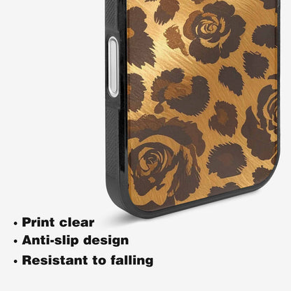 iPhone 16 Case — Classic Leopard Print Warm Golden Tan, Original Design Phone Case
