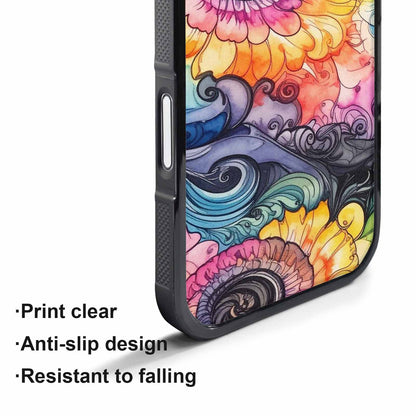 iPhone 17 Pro Max Case — Tie Dye Swirls (black Tie Dye, Original Design Phone Case