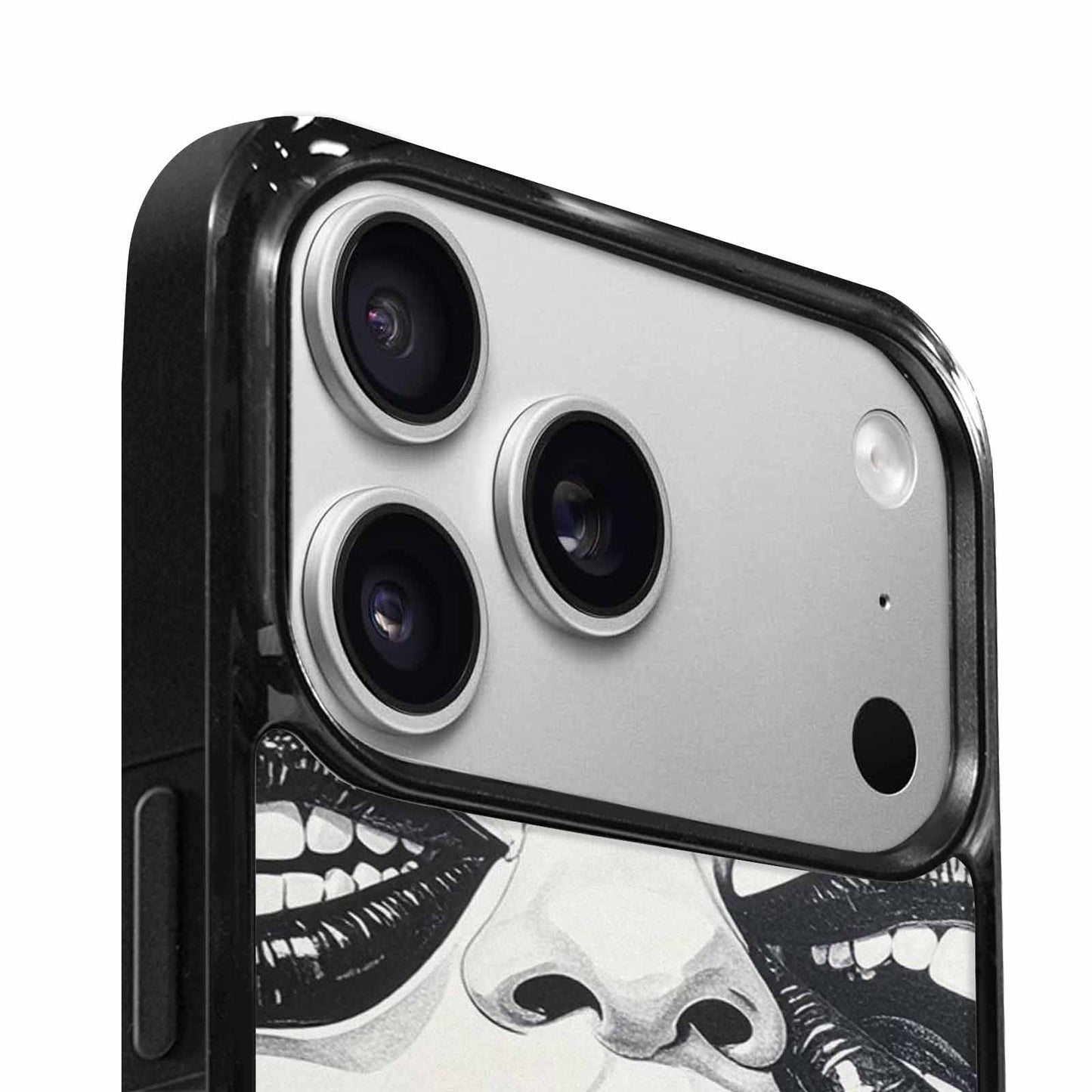 iPhone 17 Pro Case — Googly Cartoon Mouths Cartoon Cute, Custom Art Phone Cover