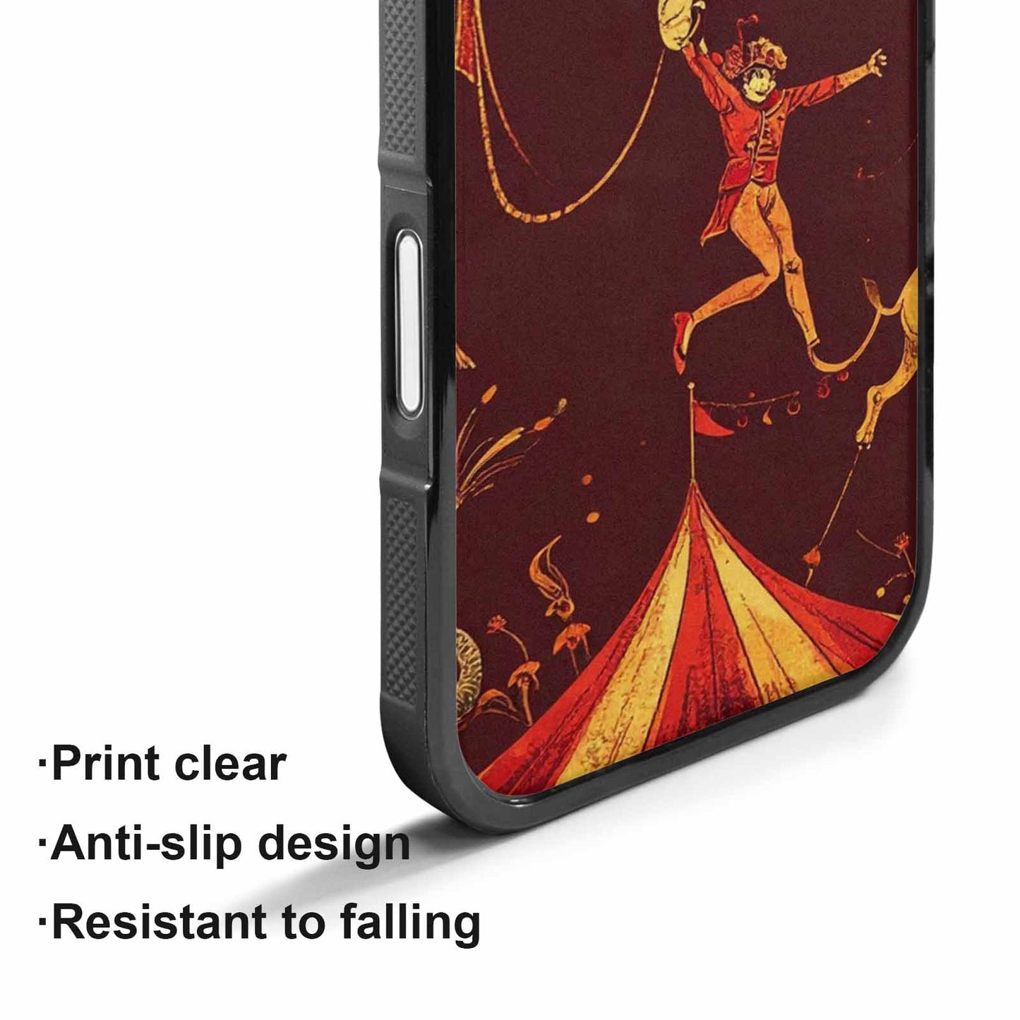 iPhone 17 Case — Vintage Circus Art Pattern Retro Vintage, Custom Designed Case Cover