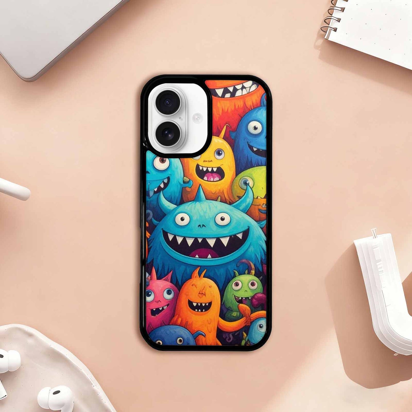 iPhone 17 Case — Monsters (general) Cartoon Monst Pyk Cartoon, Custom Printed Phone Case