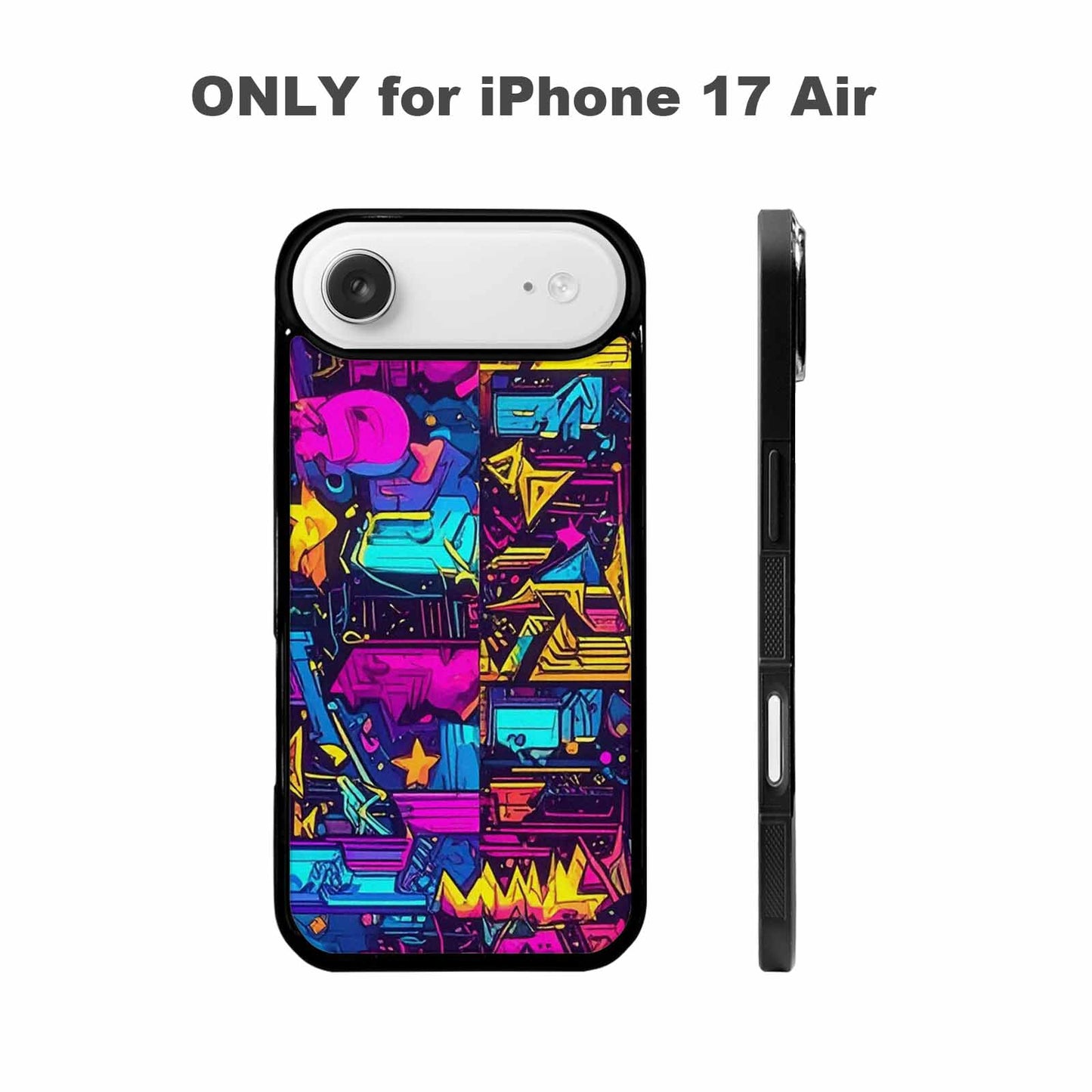 iPhone 17 Air Case — Retro Motif Retro Motifs Pdo Retro, Customized Protective Case