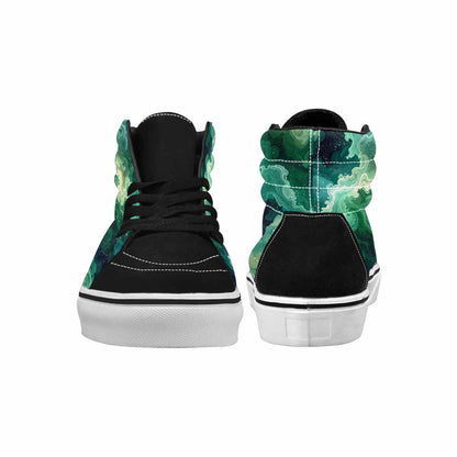 MEN'S Galaxy Art - High Top Canvas Vibrant Chaos Shoes