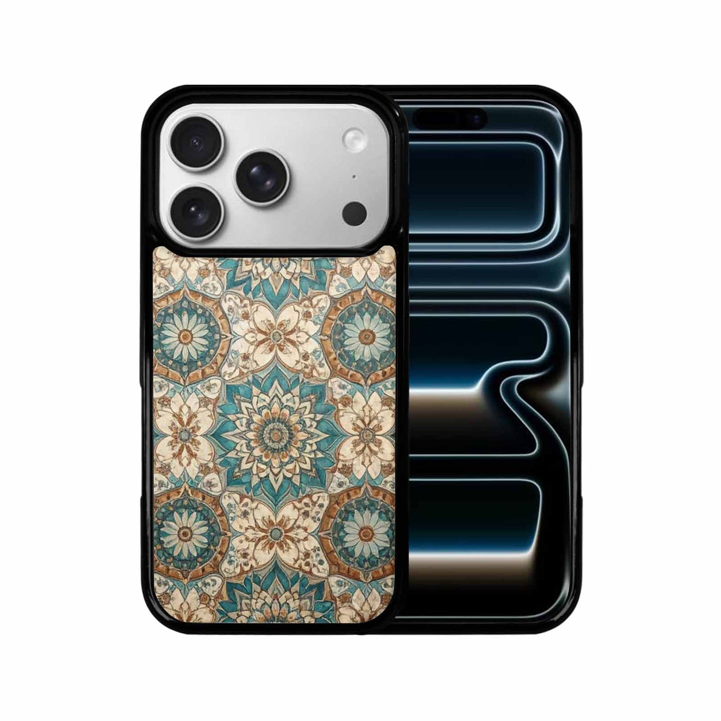 iPhone 17 Pro Case — Small Mandala Pattern Randomly Varying Floral, Unique Phone Case Design
