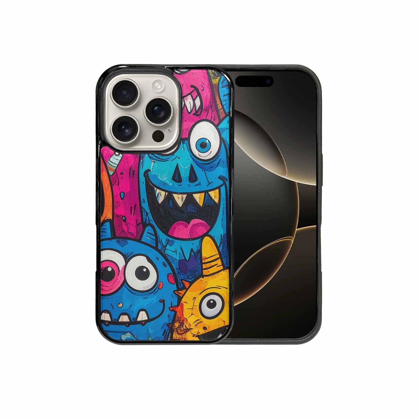 iPhone 16 Pro Case — Goofy Cartoon Monster, Personalized Phone Case