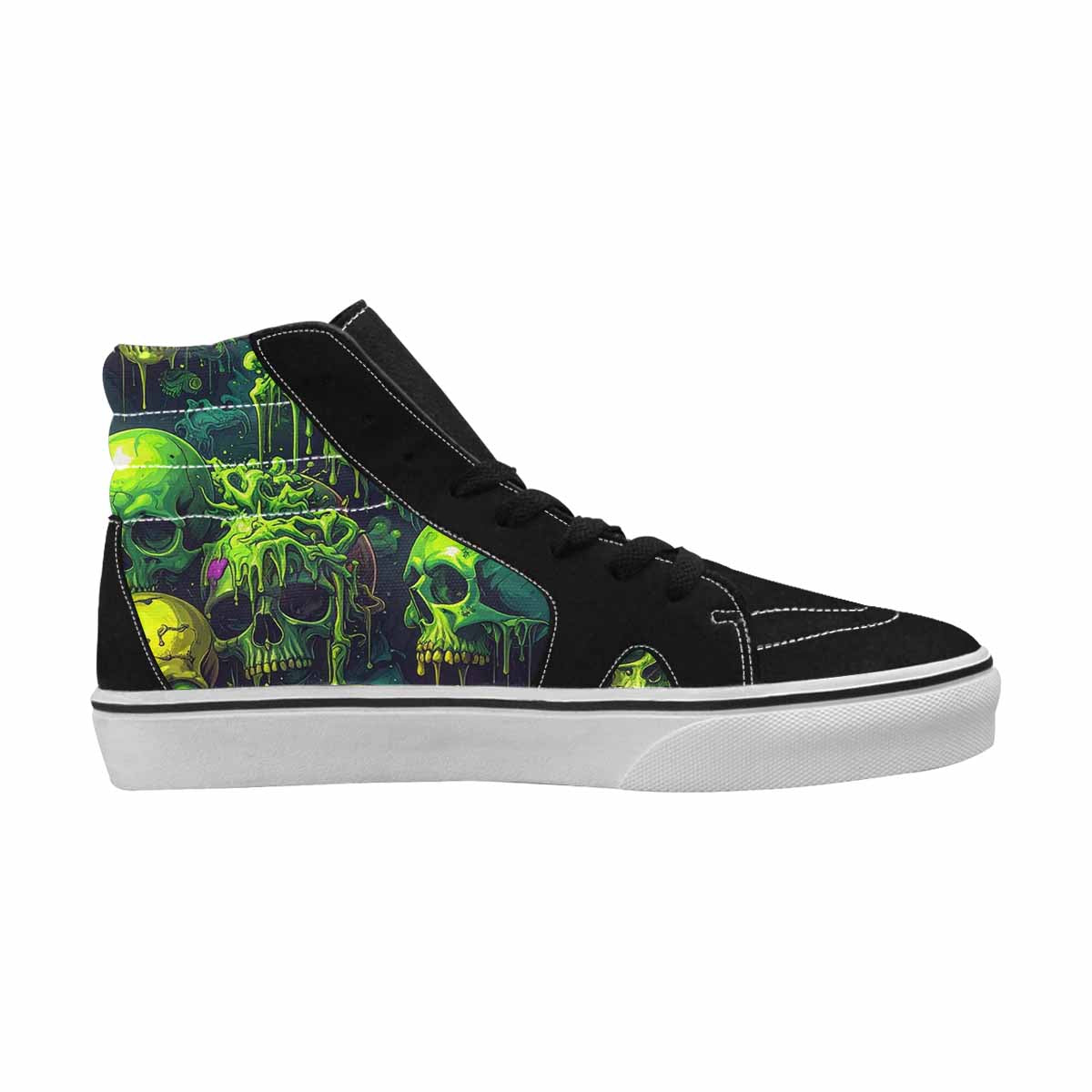 MEN'S More Overlapping Ontop Each High Top Canvas Neon Fantasy Shoes