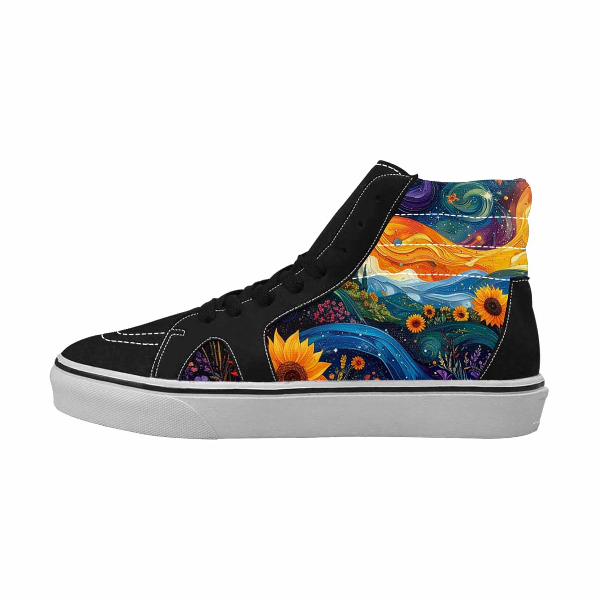 WOMEN'S Blend All Versions High Top Canvas Vibrant Chaos Shoes