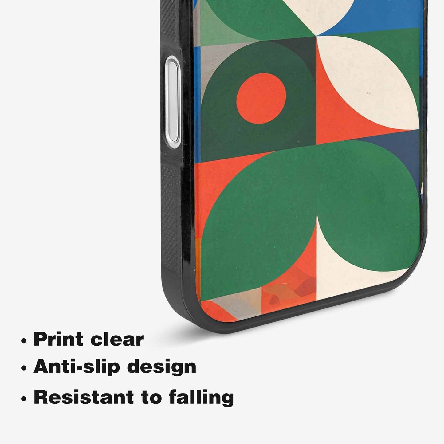 iPhone 16 Case — 1990s Memphis Art Pattern, Custom Print Case Cover