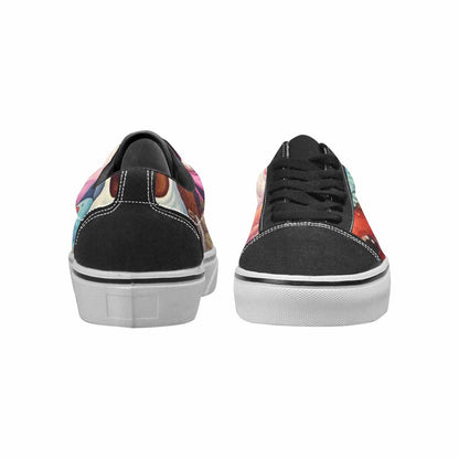 WOMEN'S Ice Cream Monsters  Lace-Up Canvas Neon Fantasy Custom Shoes