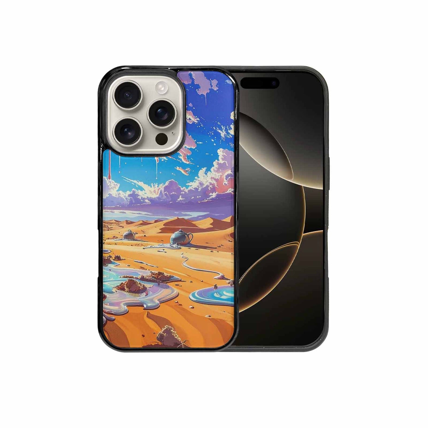 iPhone 16 Pro Case — Surrealist Desert Dreamscape, Unique Phone Case Design