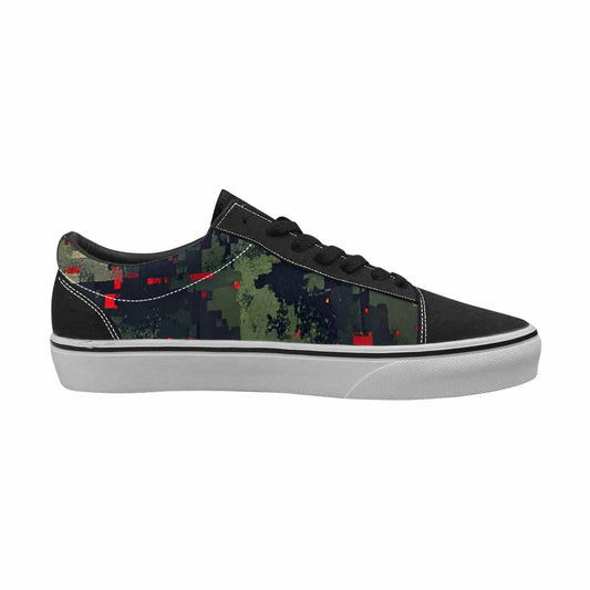 MEN'S Military Camouflage Blotch Canvas Lace-Up Dark Academia Sneakers