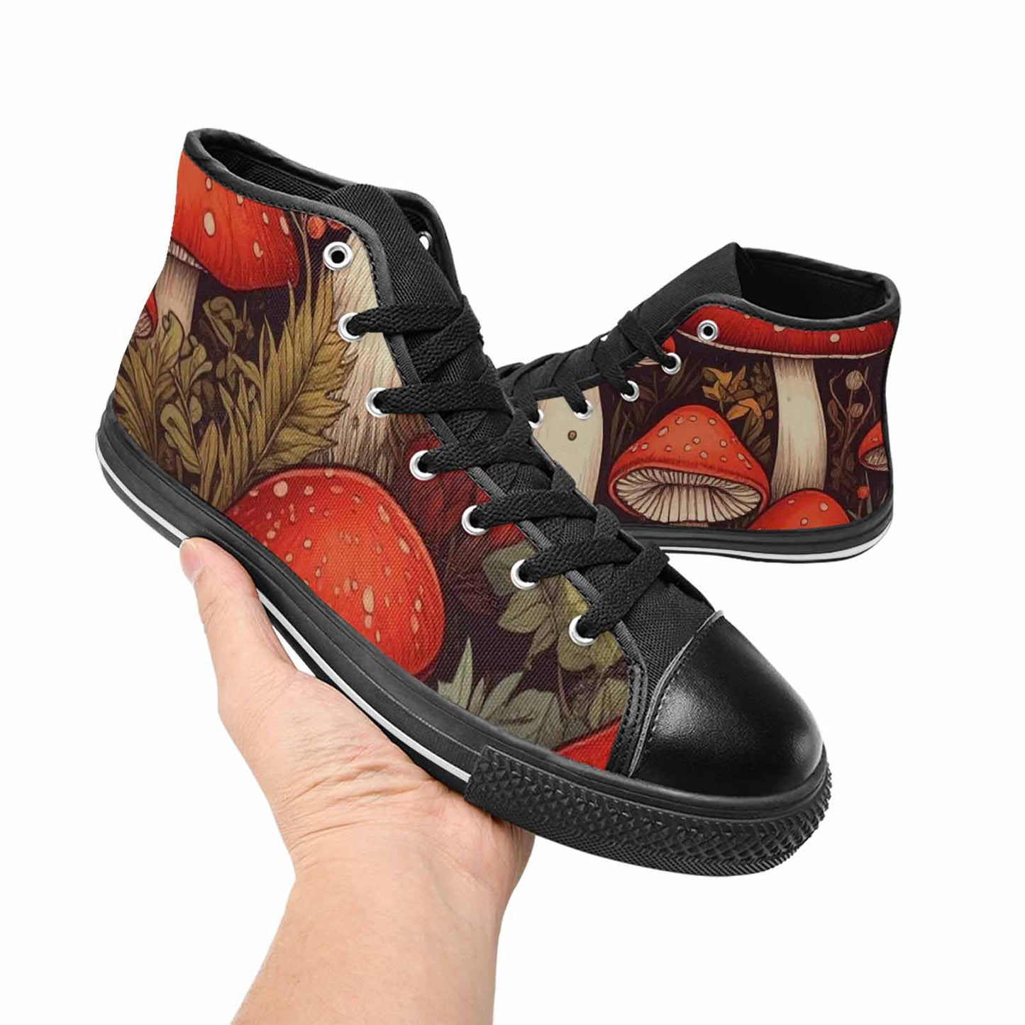WOMEN'S Mushroom High Top Canvas Dreamcore Shoes