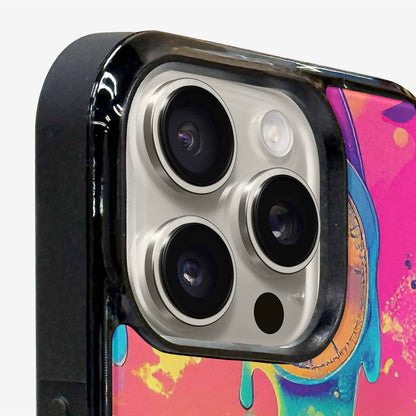 iPhone 16 Pro Case — Surrealist Dreamscape Pattern Melting Clocks Desert, Custom Art Phone Cover