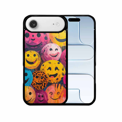 iPhone 17 Air Case — Smiley Faces Animal Printsmile Animal Print, Custom Art Phone Cover