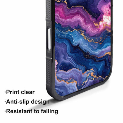 iPhone 17 Pro Case — Marble Galaxy Art Seamless Pattern Galaxy, Original Design Phone Case