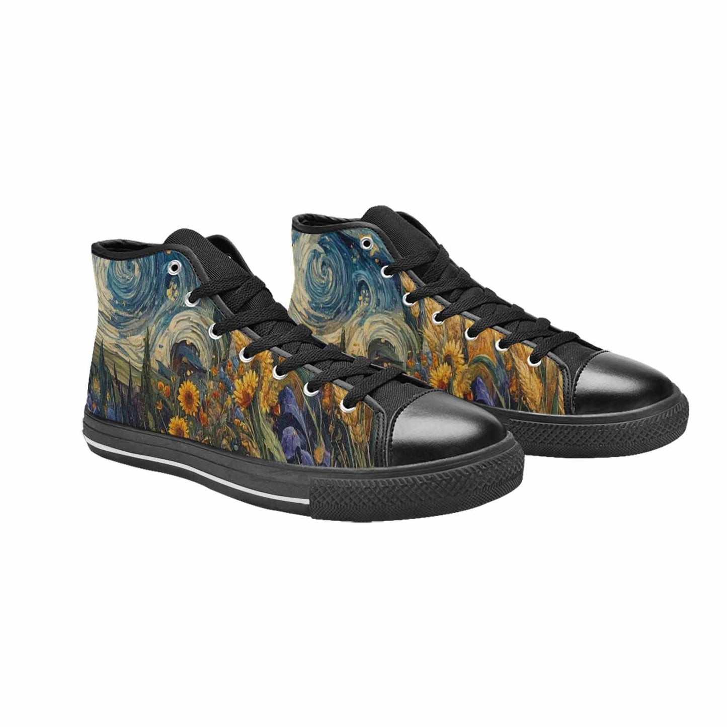 MEN'S Blend All Versions High Top Canvas Grunge Custom Sneakers