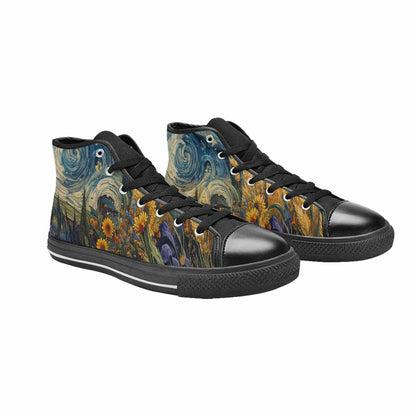MEN'S Blend All Versions High Top Canvas Grunge Custom Sneakers