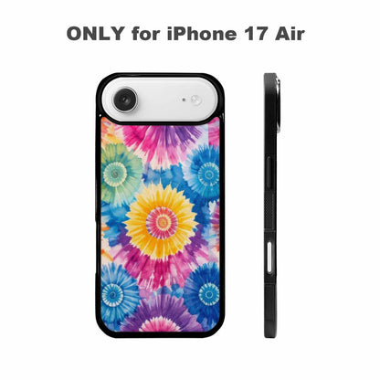 iPhone 17 Air Case — Small Tie Dye Swirl Pattern Tie, Personalized Phone Case