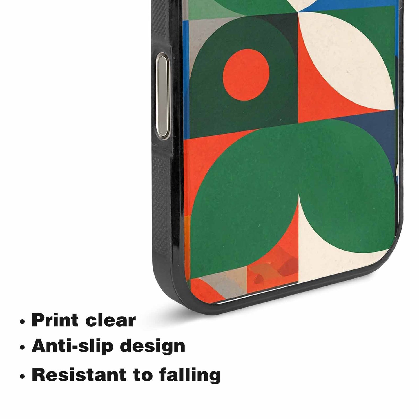 iPhone 15 Pro Max Case — 1990s Memphis Art Pattern, Custom Printed Phone Case