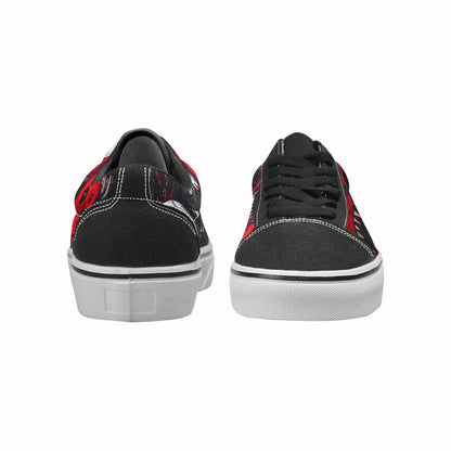 WOMEN'S Monsters (general) Lace-Up Canvas Vivid Custom Sneakers