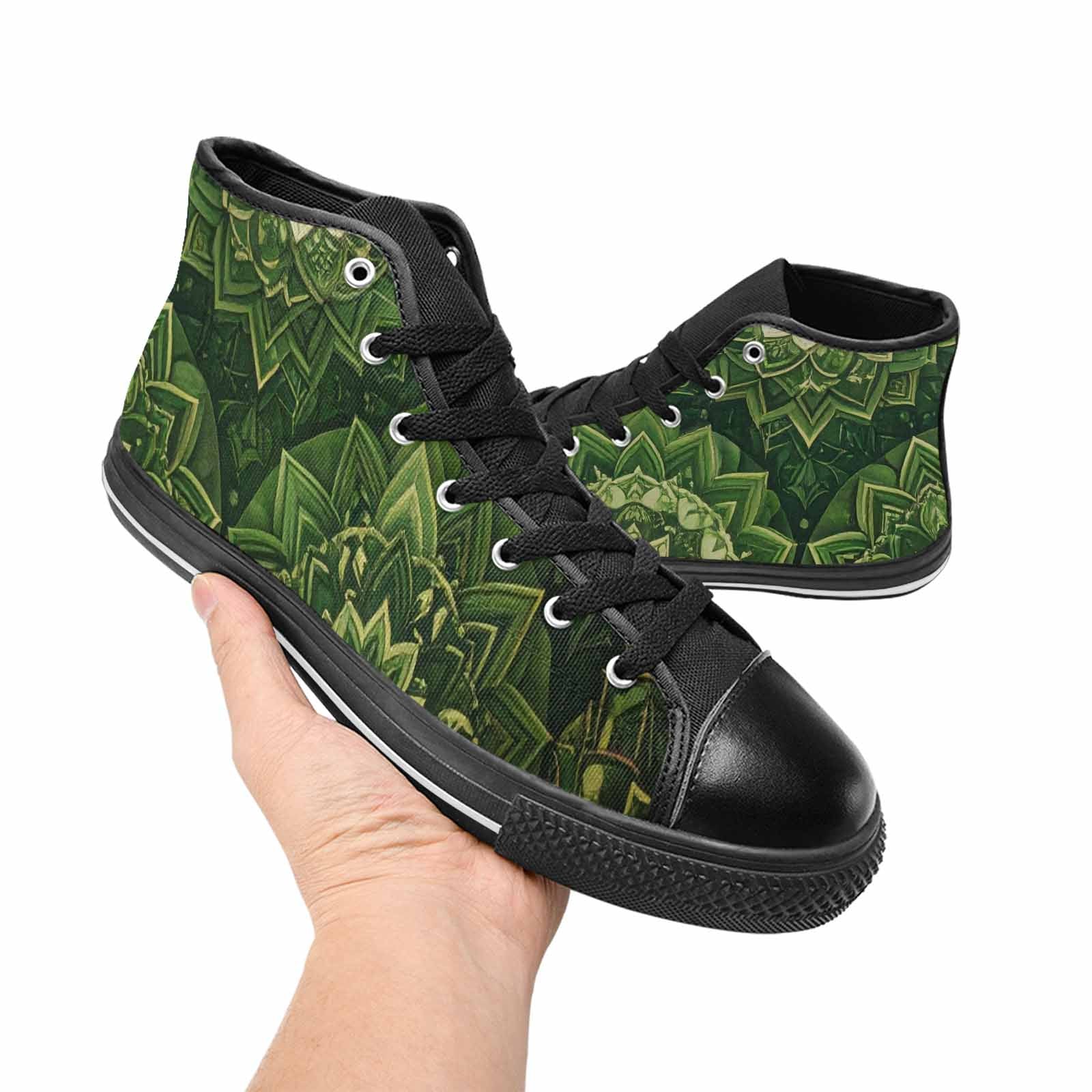 WOMEN'S Mandala High Top Canvas Vivid Shoes