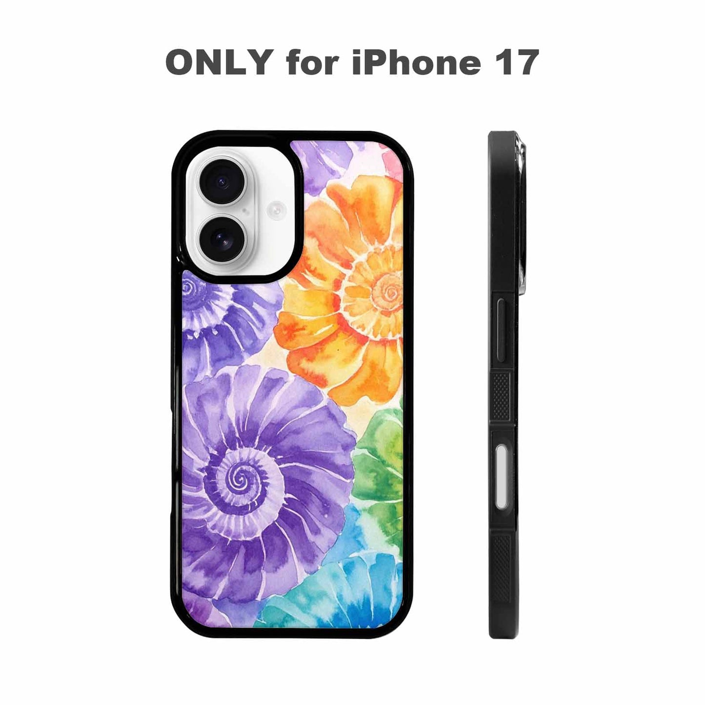 iPhone 17 Case — Small Tie Dye Swirl Tie Dye, Custom Print Case Cover