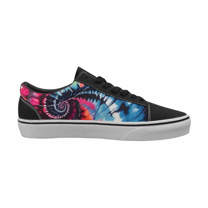 WOMEN'S Tie Lace-Up Canvas Wallpaper Art Sneakers
