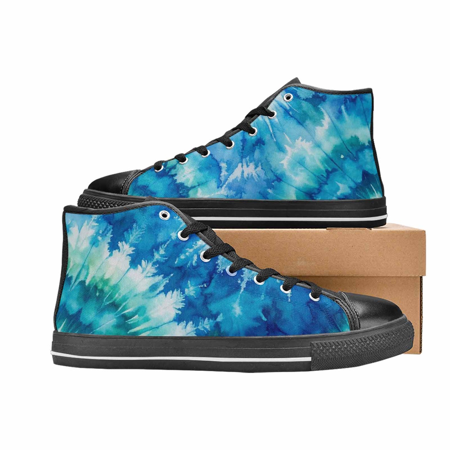 MEN'S Tie Dye - High Top Canvas Vivid Shoes