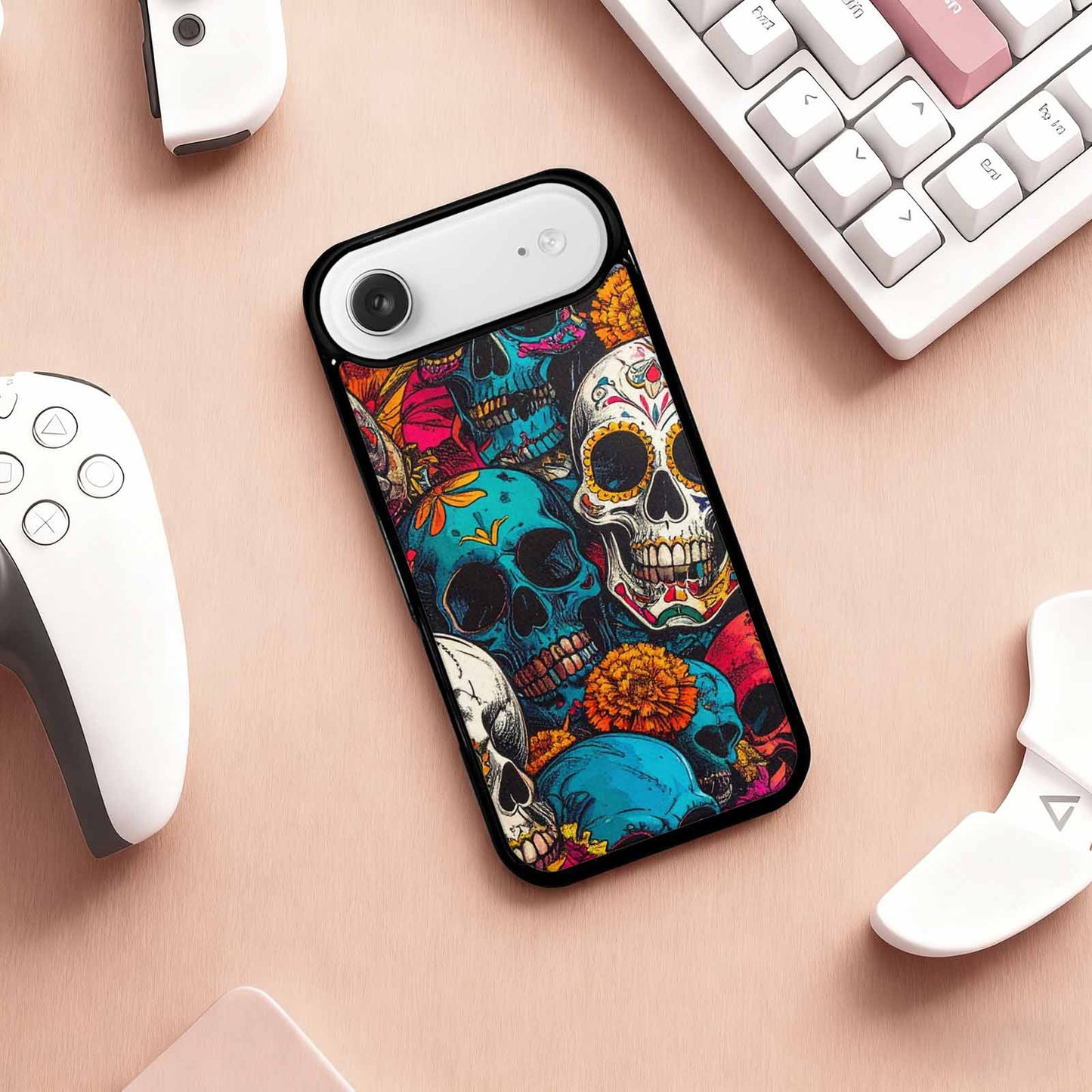 iPhone 17 Air Case — Skull Dark Art Gothic Print Gothic, Custom Made Phone Cover