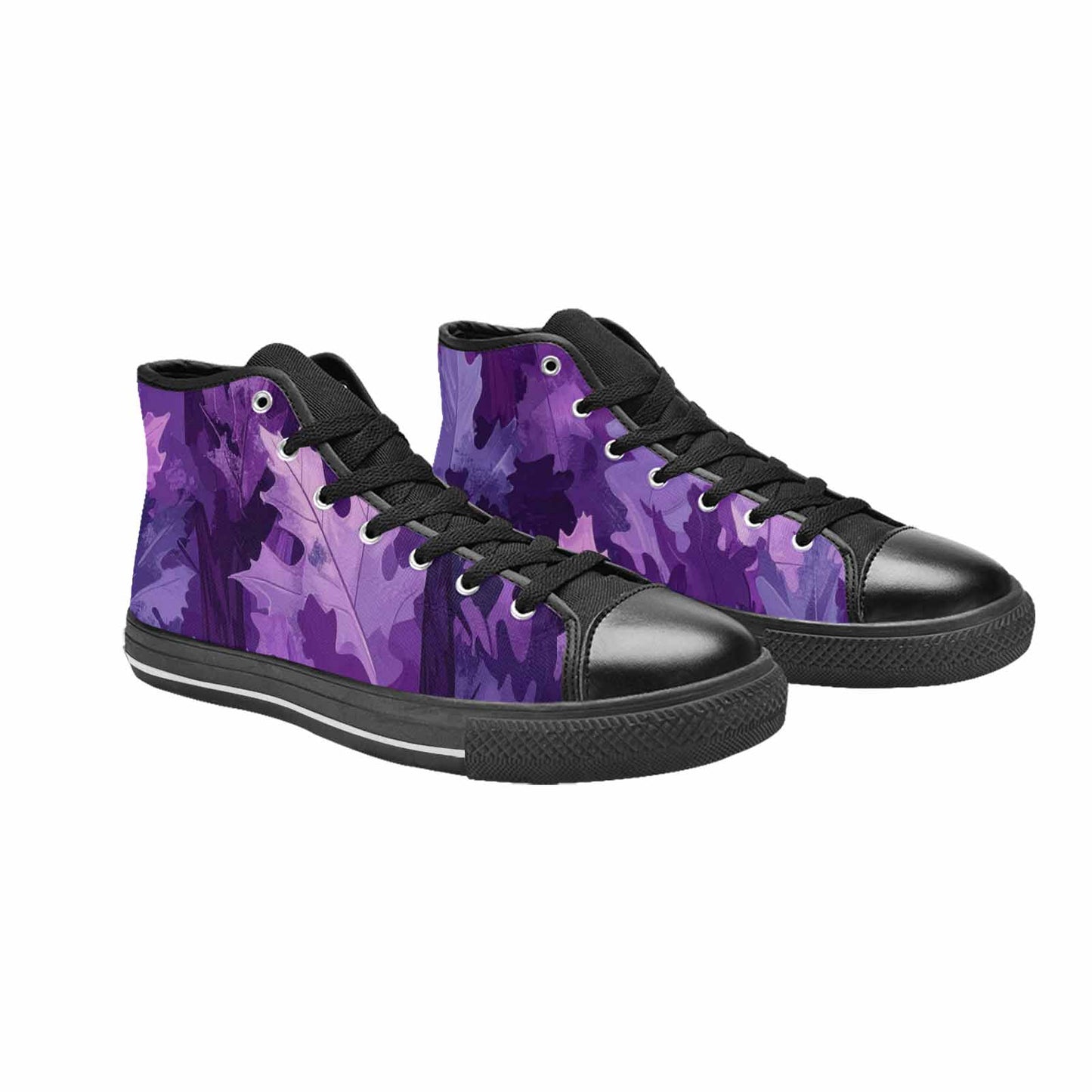 MEN'S Military Camouflage Blotch High Top Canvas Surreal Custom Shoes