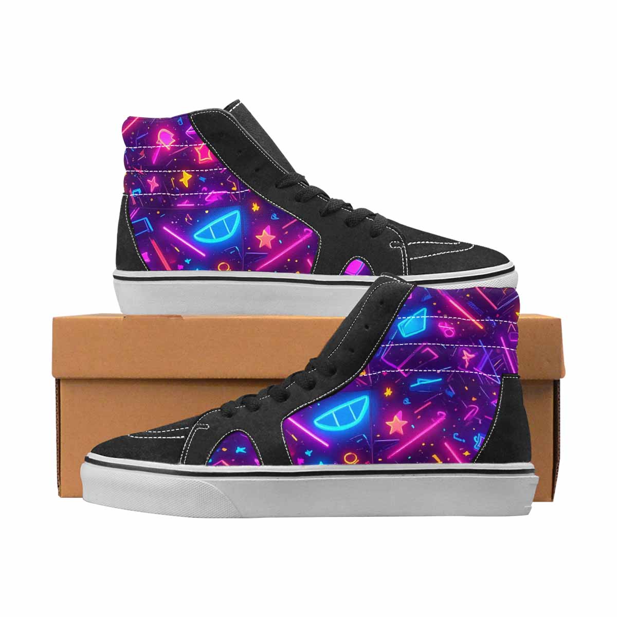 WOMEN'S 80S Retro High Top Canvas Personalized Cottagecore Custom Streetwear Shoes