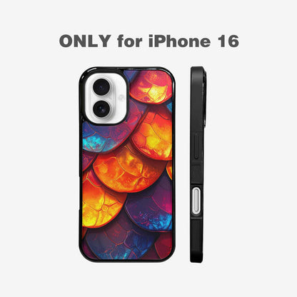 iPhone 16 Case — Snake Print Dark Seamless Pattern Vibrant, Custom Made Phone Cover