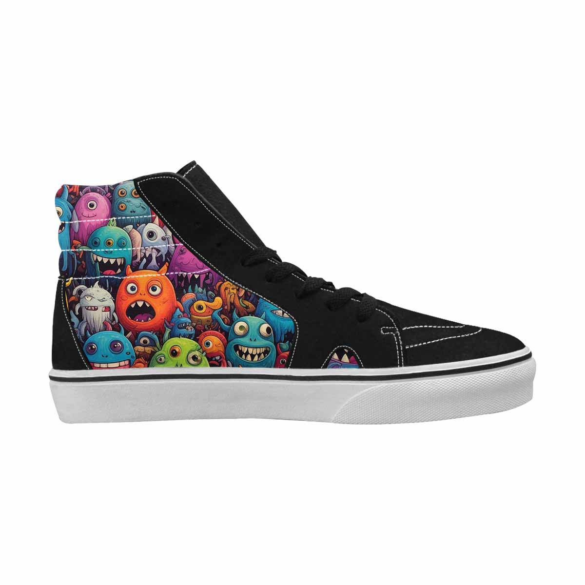 MEN'S Monsters (general) Cartoon Monst High Top Canvas Grunge Shoes