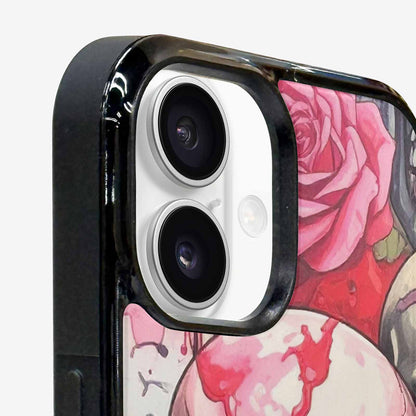 iPhone 16 Plus Case — Skulls And Roses Skulls And Roses, Personalized Phone Case