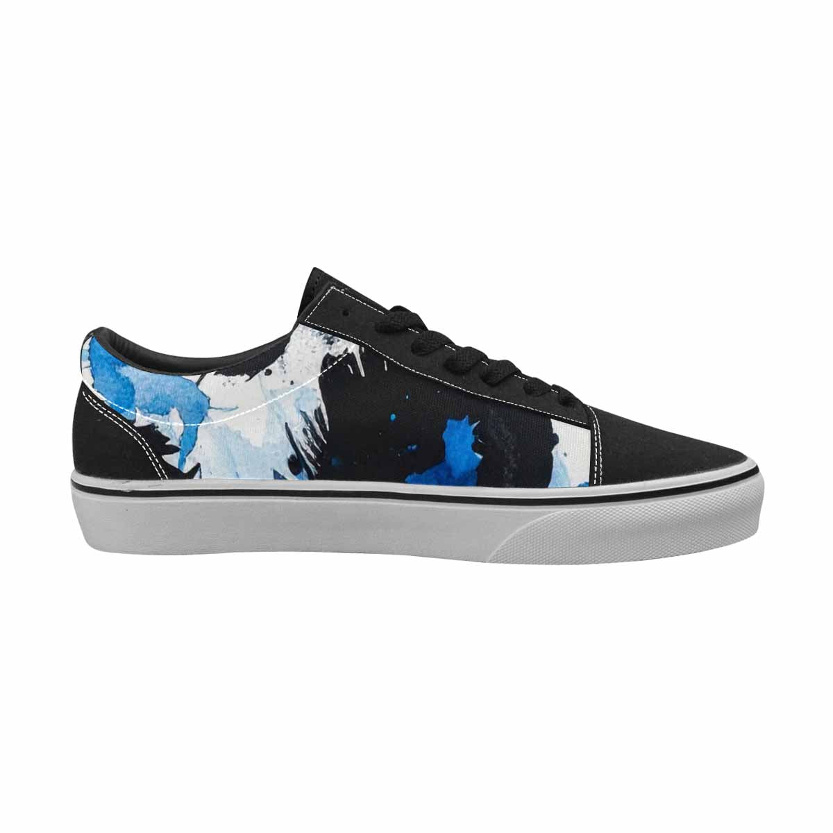 WOMEN'S Animal Print Lace-Up Canvas Kaleidoscope Custom Sneakers