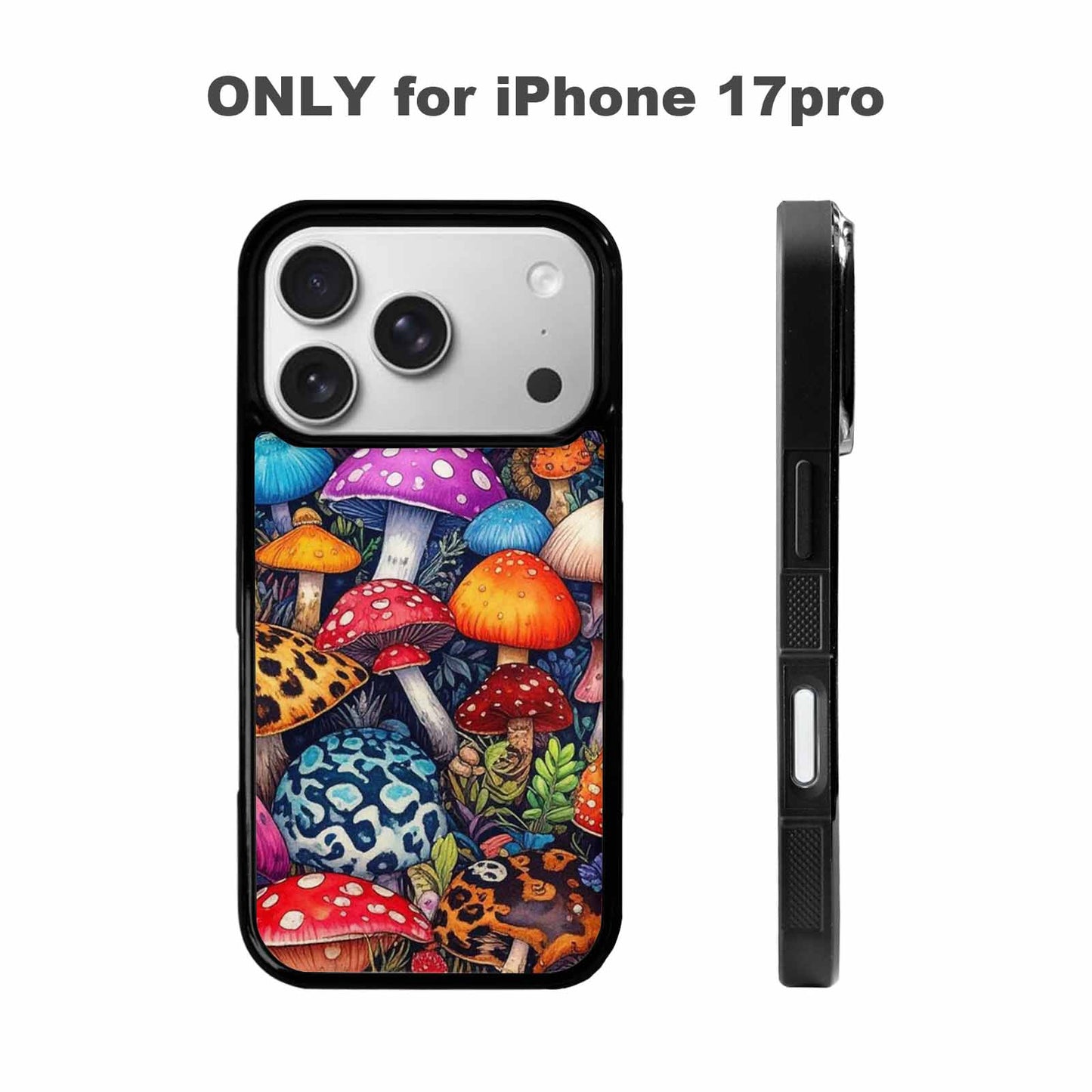 iPhone 17 Pro Case — Mushrooms Pattern Hundreds Of T0l Original, Personalized Phone Case