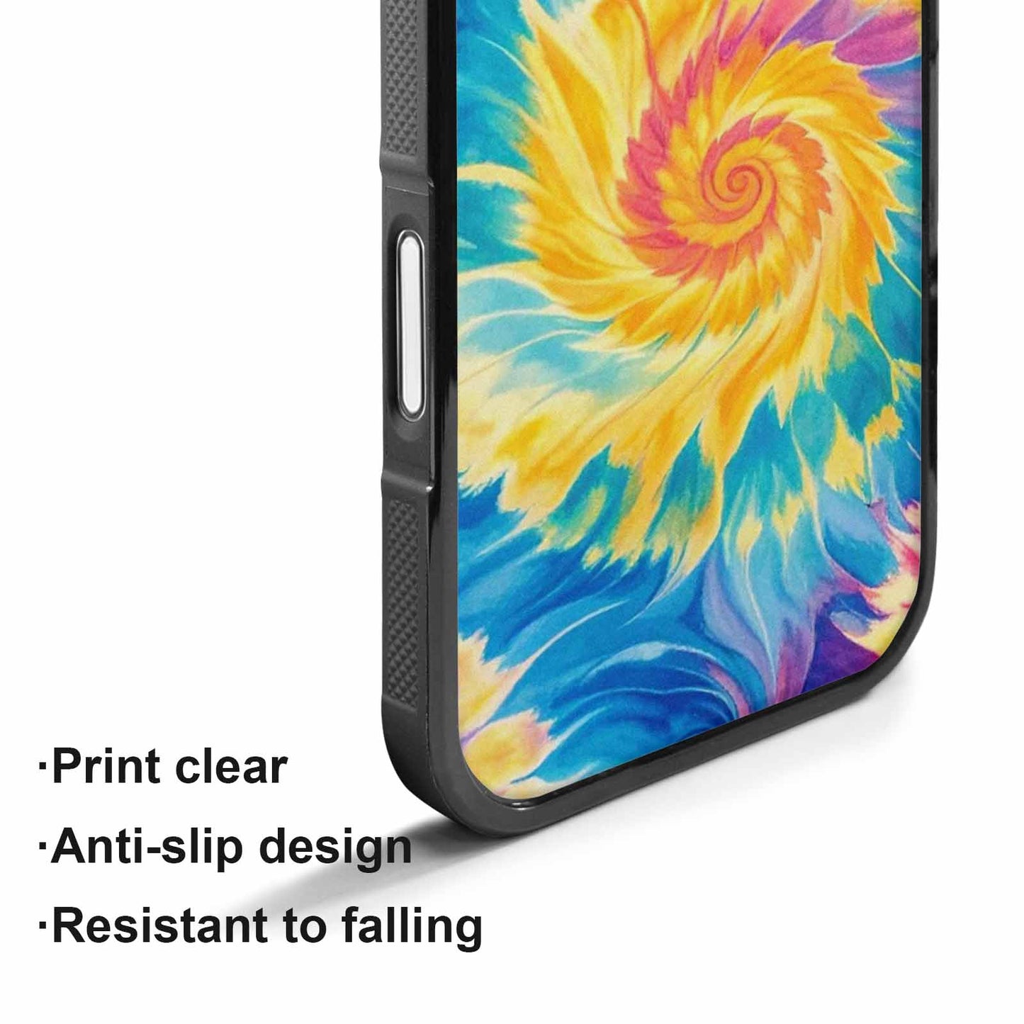 iPhone 17 Case — Small Tie Dye Swirl Tie Dye, Personalized Phone Case