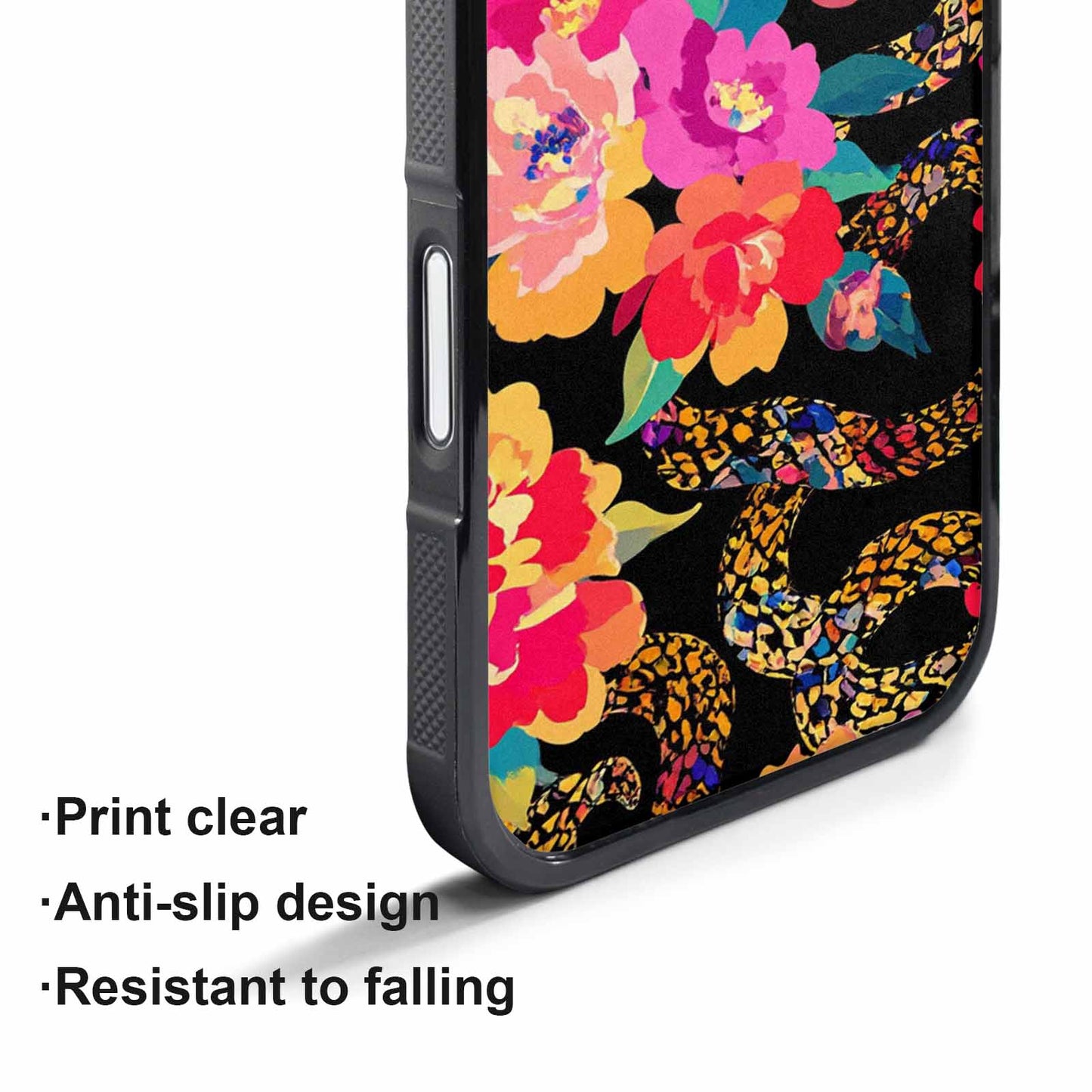 iPhone 17 Air Case — Snakes Print Floral Seamless Pattern Floral, Personalized Phone Case