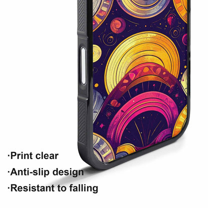 iPhone 17 Pro Case — Disco Cartoon Art Pattern Cartoon Cute, Custom Designed Case Cover