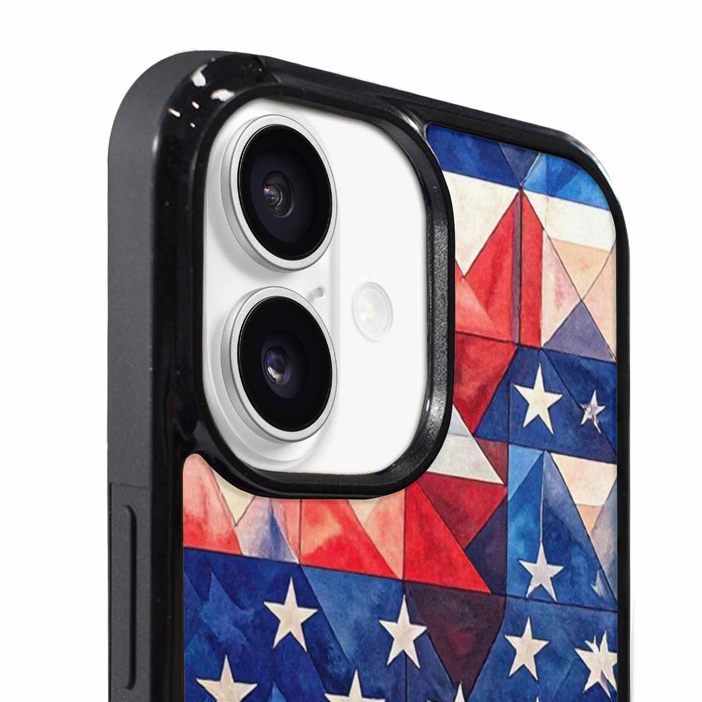 iPhone 17 Case — Small American Flag Stars Galaxy Space, Custom Made Phone Cover