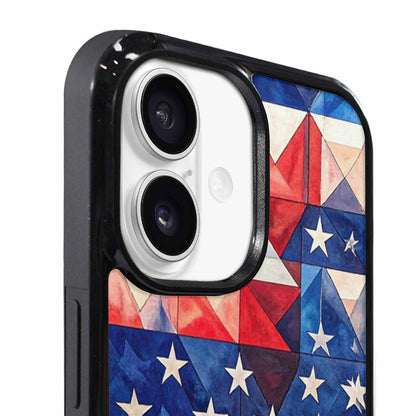 iPhone 17 Case — Small American Flag Stars Galaxy Space, Custom Made Phone Cover