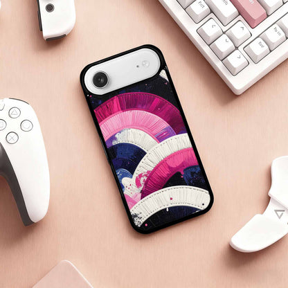 iPhone 17 Air Case — Vivid Camo Genderfluid Pride Camo, Custom Printed Phone Case