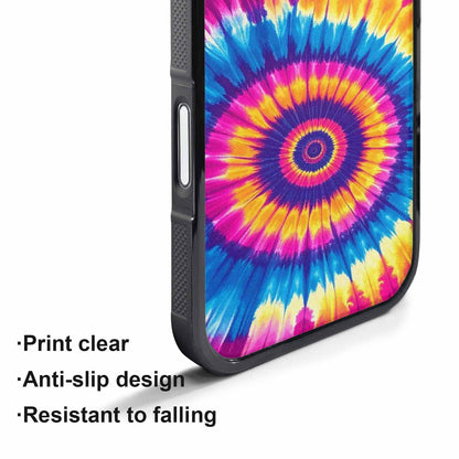 iPhone 17 Pro Max Case — Tie Dye Spiral Art Tie Dye, Unique Phone Case Design