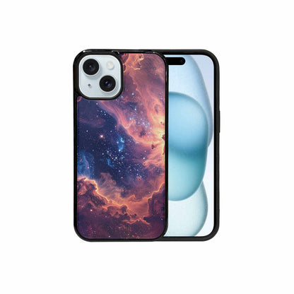 iPhone 15 Case — Nebula Texture With Dense Star Cluster, Custom Art Phone Cover