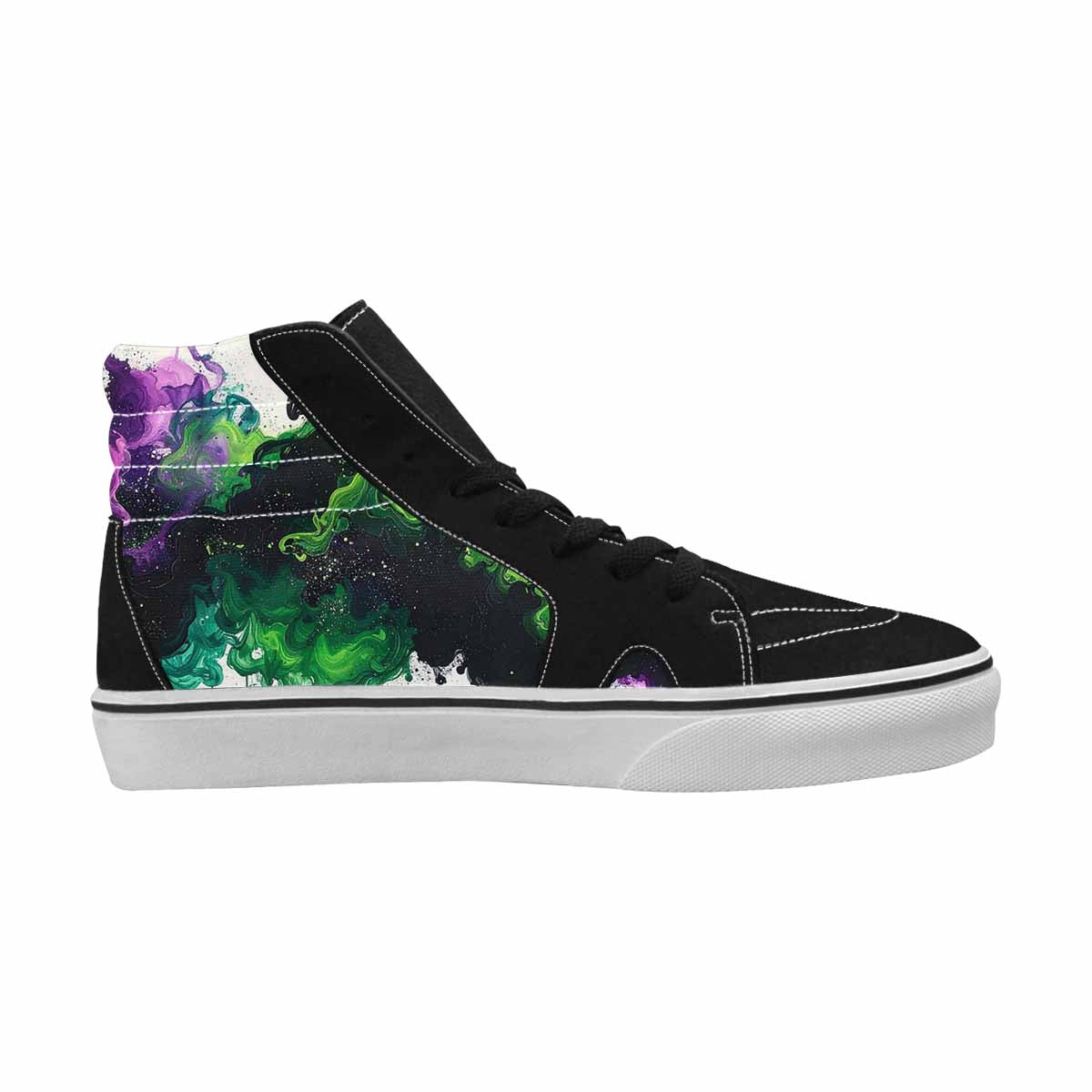 MEN'S Galaxy Nebula High Top Canvas Dark Academia Custom Sneakers