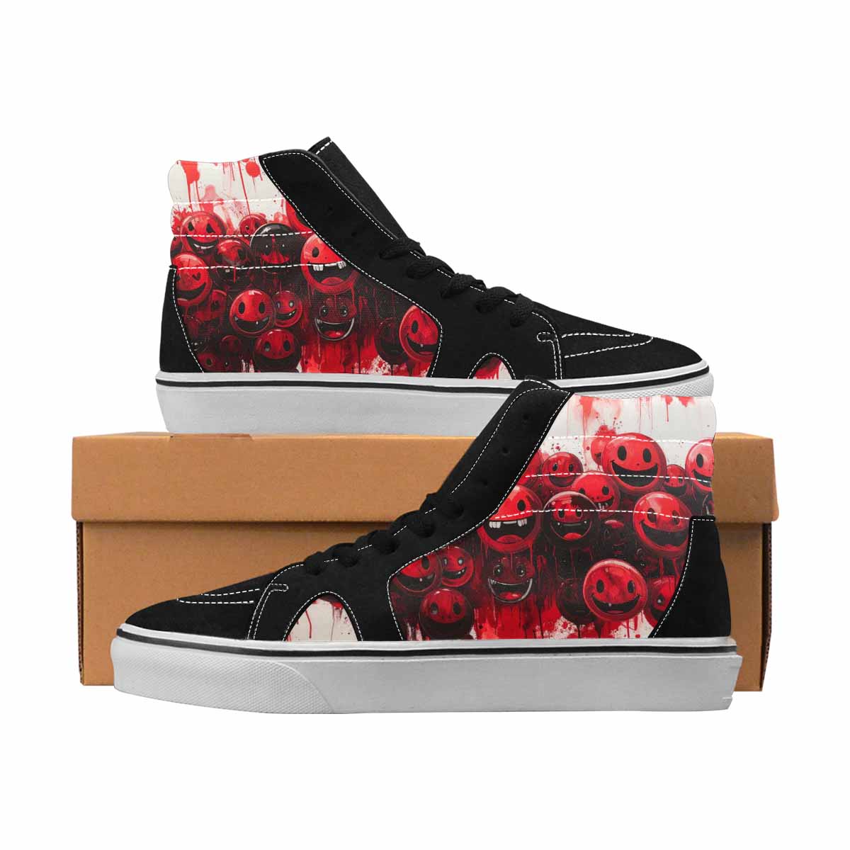MEN'S Melting Moon Smiley Red I 6 Ferion